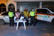 Pareja ocultaba en su vehículo un kilo de clorhidrato de coca en la vía al Guamo