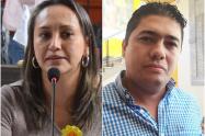 César Franco y Linda Perdomo, concejales de Ibagué  2021
