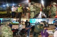 Continúan los patrullajes nocturnos del Ejército y Policía sobre la calle 60 de Ibagué