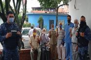 Vacunaron contra el Covid 19 a cinco adultos mayores en el COIBA de Picaleña