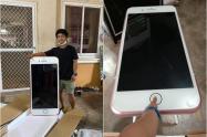 Mesa con forma de iPhone