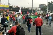 Durante la jornada de manifestaciones se realizaron por lo menos 23 bloqueos en la ciudad.
