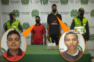 Capturados sujetos con 550 gramos de marihuana avaluada en dos millones de pesos