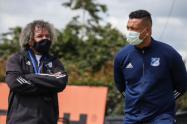 Alberto Gamero y Fredy Guarín