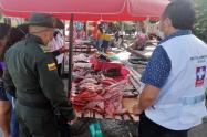 Policía Tolima realiza controles a ventas de pescado en esta Semana Santa