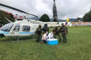 Más de 5.500 vacunas contra el COVID-19 han sido transportadas por la Fuerza Aérea en el Tolima