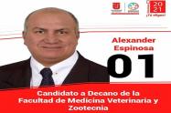 Alexander Espinosa - Médico Veterinario