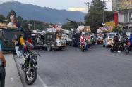 Cierre vía parque de los osos--Ibagué 2021