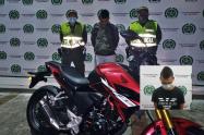 Capturaron sujeto que robó moto anoche de la Honda en la 39 con Quinta