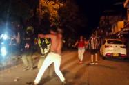 Controlaron a borracho con machete por las calles de la Ciudadela Simón Bolívar en Ibagué