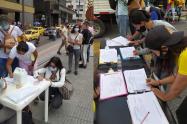 Recolección de firmas Ibagué 