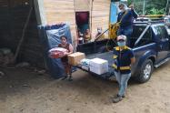 Ayudas humanitarias a familias afectadas por las lluvias en Ibagué