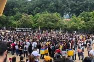 Referencia de marchas en Medellín. 