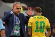 Tite y Neymar - Brasil 2021