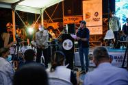 Alcalde Hurtado en el Cañón Combeima