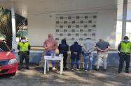 Capturaron cinco personas, cuatro de ellas extranjeras por robar en un local comercial de Honda