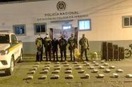Ejército y Policía incautaron más de 63 kilogramos de marihuana en la vía a Cajamarca