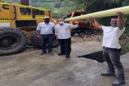 entrega de tubería acueductos comunitarios Ibagué 