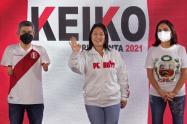 Keiko Fujimori puntea en las elecciones en Perú