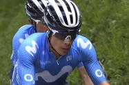 Miguel Ángel 'Supermán' López, ciclista del Movistar
