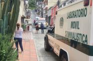 En el barrio La Carola de Manizales ocurrió el doble homicidio. 