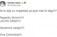 Twitter de Claudia López