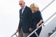 Joe Biden y Jill Biden llegan a Miami