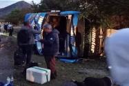 Se volcó bus de Coomotor en inmediaciones de Natagaima – Tolima