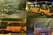 Capturaron 4 jóvenes involucrados en la quema de buseta en inmediaciones de la UT