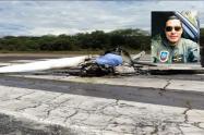Se pronunció la Policía sobre el siniestro aéreo donde perdió la vida un capitán, instructor en la escuela de Aviación en Mariquita