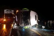Accidente de tránsito en Aipe, Huila