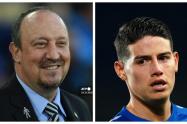 Rafael Benítez y James Rodríguez