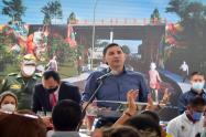 Alcalde  de Ibagué, Andrés Fabián Hurtado agosto