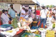 Todo listo para la cuarta versión del mercado campesino Primero Neiva 4.	