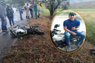 Perdió la vida al chocar con un camión en la vía Campoalegre – Hobo