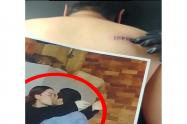 Mujer engañada le hace tatuarse a su expareja