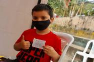 niños vacunados en Ibagué