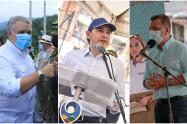 Presidente Duque, alcalde Hurtado y gobernador Orozco 