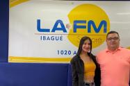 Laura Hernández y Alejandro Cardozo La FM - Ibagué