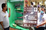 Dos hermanos en el Huila inauguran el el segundo laboratorio Paleontológico del Huila