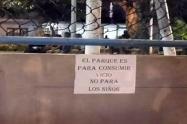 Parque para consumir y no para niños