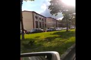 Trancón Glorieta de El Vergel Ibagué 