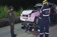Tres personas heridas en accidente vía Suaza – Florencia