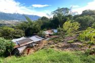 Familia afectadas en La Martinica, zona rural de Ibagué 