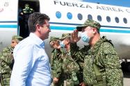 Ministro de defensa Diego Molano 