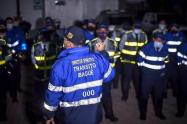 Agentes azules de Ibagué