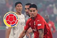 James Rodríguez en su segundo partido en Qatar