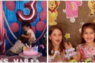 Niñas virales que se 'mechonean' en cumpleaños 