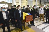 Ministro del Interior asistió a honras fúnebre