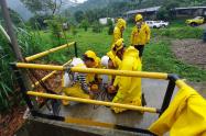 Trabajos de restablecimiento de agua en Ibagué